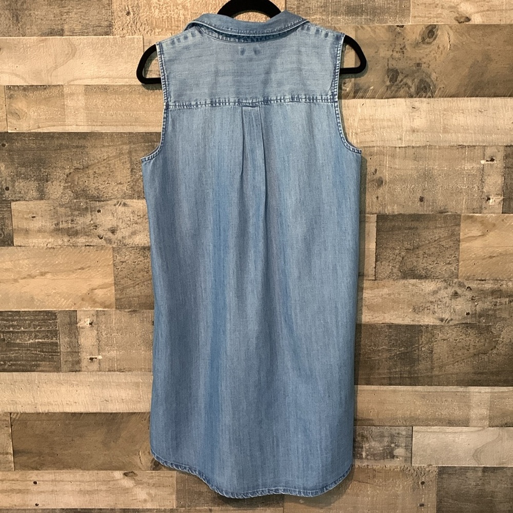 J. Crew Sleeveless Lyocell & Cotton Dress - Picture 13 of 14